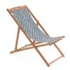 Habitat Folding Wooden Garden Deck Chair - Blue 2 Habitat Folding Wooden Garden Deck Chair - Blue -Habitat 9607703 R Z001A