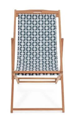 Habitat Folding Wooden Garden Deck Chair - Blue -Habitat 9607703 R Z002A
