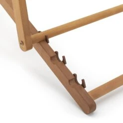 Habitat Folding Wooden Garden Deck Chair - Blue -Habitat 9607703 R Z005A