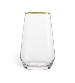 Habitat Set Of 4 Gold Rim Hi Ball Glasses 9 Habitat Set Of 4 Gold Rim Hi Ball Glasses -Habitat 9608018 R Z002A