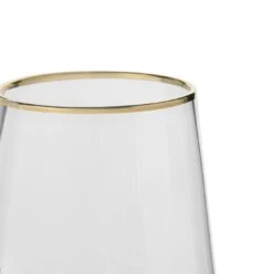 Habitat Set Of 4 Gold Rim Hi Ball Glasses 10 Habitat Set Of 4 Gold Rim Hi Ball Glasses -Habitat 9608018 R Z003A