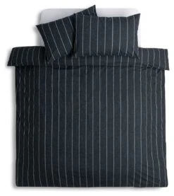 Habitat Cotton Modern Country Stripe Navy Bedding Set-Single -Habitat 9608740 R Z002A