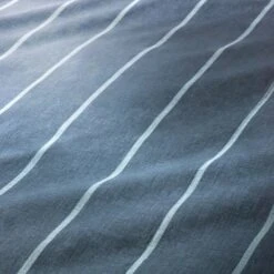 Habitat Cotton Modern Country Stripe Navy Bedding Set-Single -Habitat 9608740 R Z004A