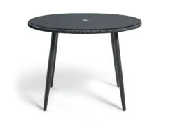 Habitat Malta 4 Seater Rattan Effect Patio Set - Black 18 Habitat Malta 4 Seater Rattan Effect Patio Set - Black -Habitat 9609127 R Z002A