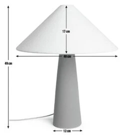 Habitat Conical Ceramic Table Lamp - Olive & Beige 11 Habitat Conical Ceramic Table Lamp - Olive & Beige -Habitat 9610264 R E001