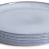 Habitat Evora 4 Piece Stoneware Dinner Plate - Blue -Habitat 9611043 R Z001A