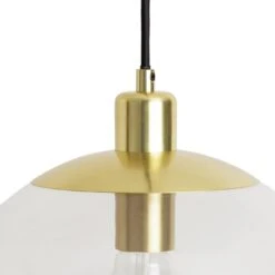 Habitat Coleman Metal Pendant Light - Gold -Habitat 9612420 R Z002A