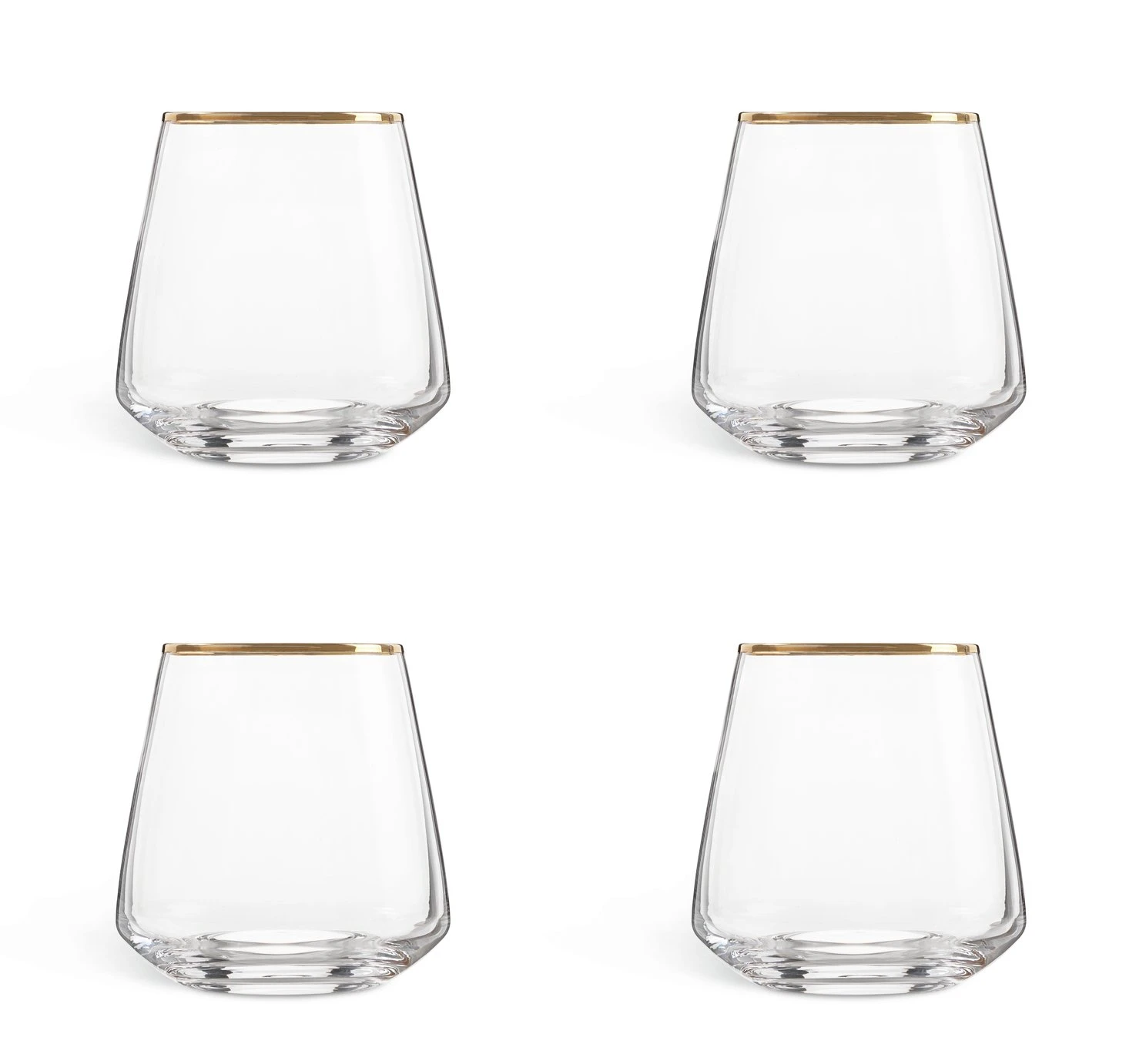 Habitat Set Of 4 Gold Rim Tumbler 3 Habitat Set Of 4 Gold Rim Tumbler