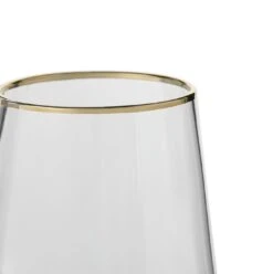 Habitat Set Of 4 Gold Rim Tumbler 10 Habitat Set Of 4 Gold Rim Tumbler -Habitat 9614222 R Z003A