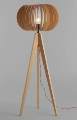 Habitat Achille Ash Wooden Tripod Floor Lamp - Oak 22 Habitat Achille Ash Wooden Tripod Floor Lamp - Oak -Habitat 9615489 R Z003C