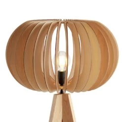 Habitat Achille Ash Wooden Tripod Floor Lamp - Oak 20 Habitat Achille Ash Wooden Tripod Floor Lamp - Oak -Habitat 9615489 R Z006A