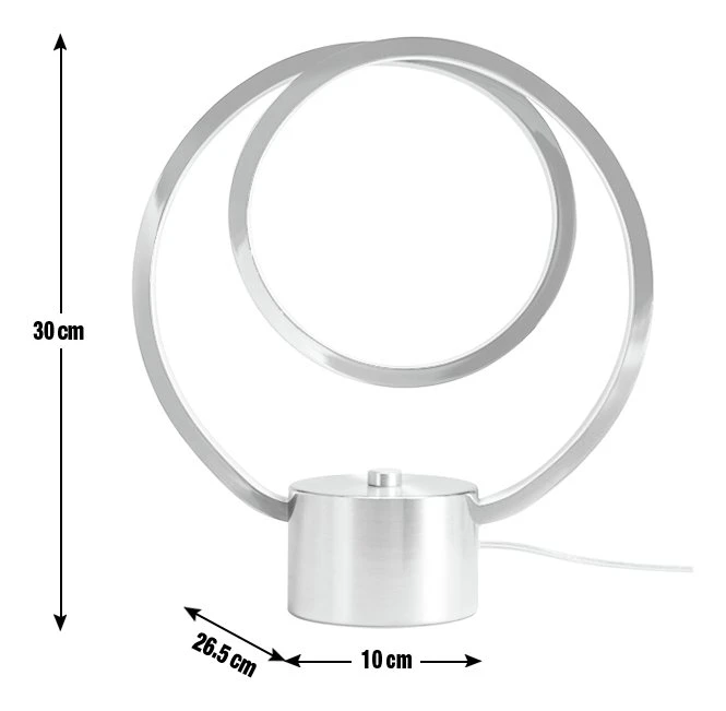 Habitat Pill Metal LED Table Lamp - Brushed Brass 5 Habitat Pill Metal LED Table Lamp - Brushed Brass - Image 3