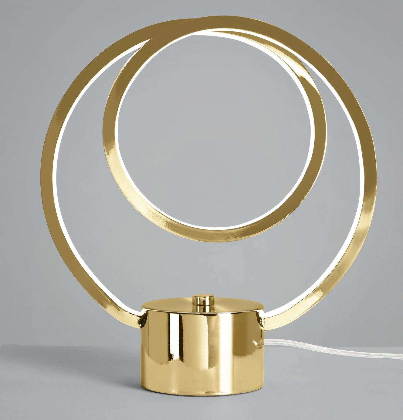 Habitat Pill Metal LED Table Lamp - Brushed Brass 9 Habitat Pill Metal LED Table Lamp - Brushed Brass - Image 7