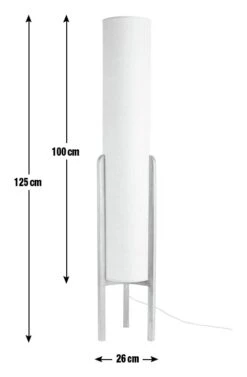 Habitat Arbaa Woven Column Floor Lamp - Natural 12 Habitat Arbaa Woven Column Floor Lamp - Natural -Habitat 9622939 R E001