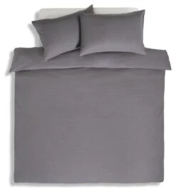 Habitat Cotton Waffle Plain Charcoal Bedding Set - Single 10 Habitat Cotton Waffle Plain Charcoal Bedding Set - Single -Habitat 9625211 R Z002A
