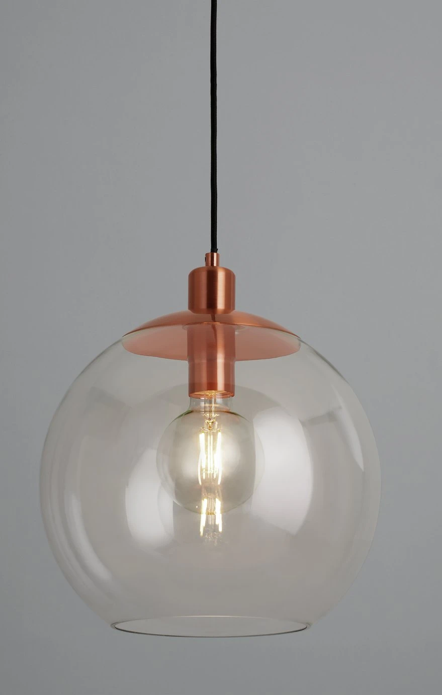 Habitat Coleman Metal Pendant Light - Copper 4 Habitat Coleman Metal Pendant Light - Copper - Image 2