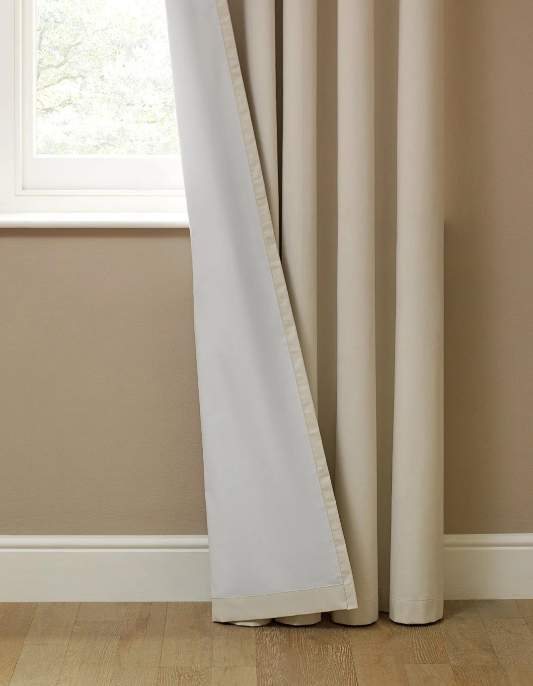Habitat Blackout Eyelet Curtain - Cream 8 Habitat Blackout Eyelet Curtain - Cream - Image 6