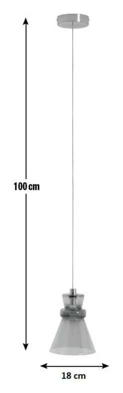 Habitat Vivian Glass LED Ceiling Light - Multicoloured -Habitat 9694022 R E001